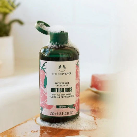 British Rose Shower Gel 250ml - Image 3