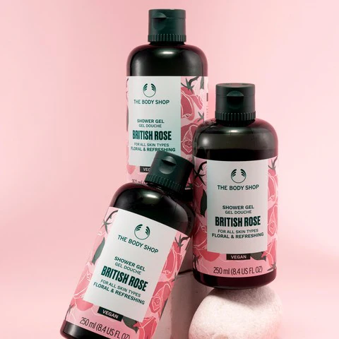 British Rose Shower Gel 250ml - Image 5